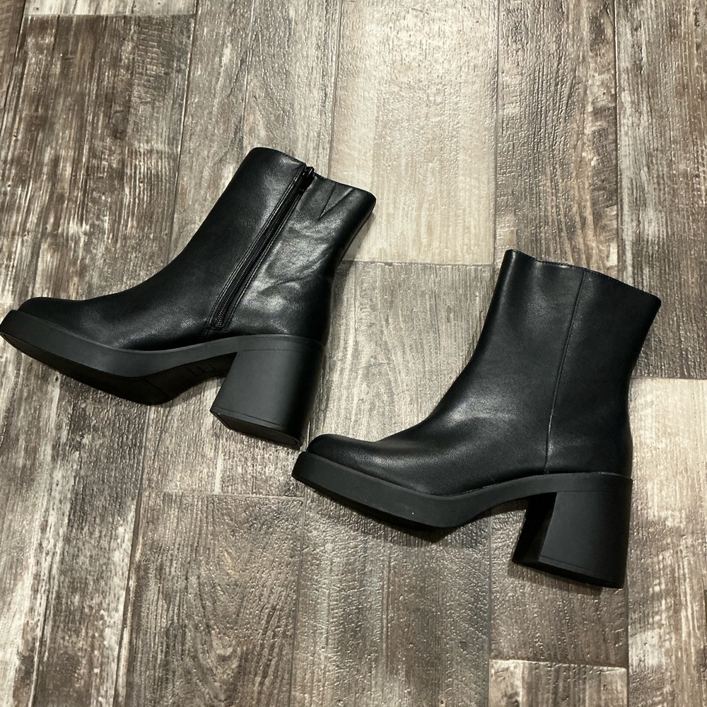 Sun + Stone Elegant Black Women's Ankle Boots Size 9.5 - Picture 15 of 16